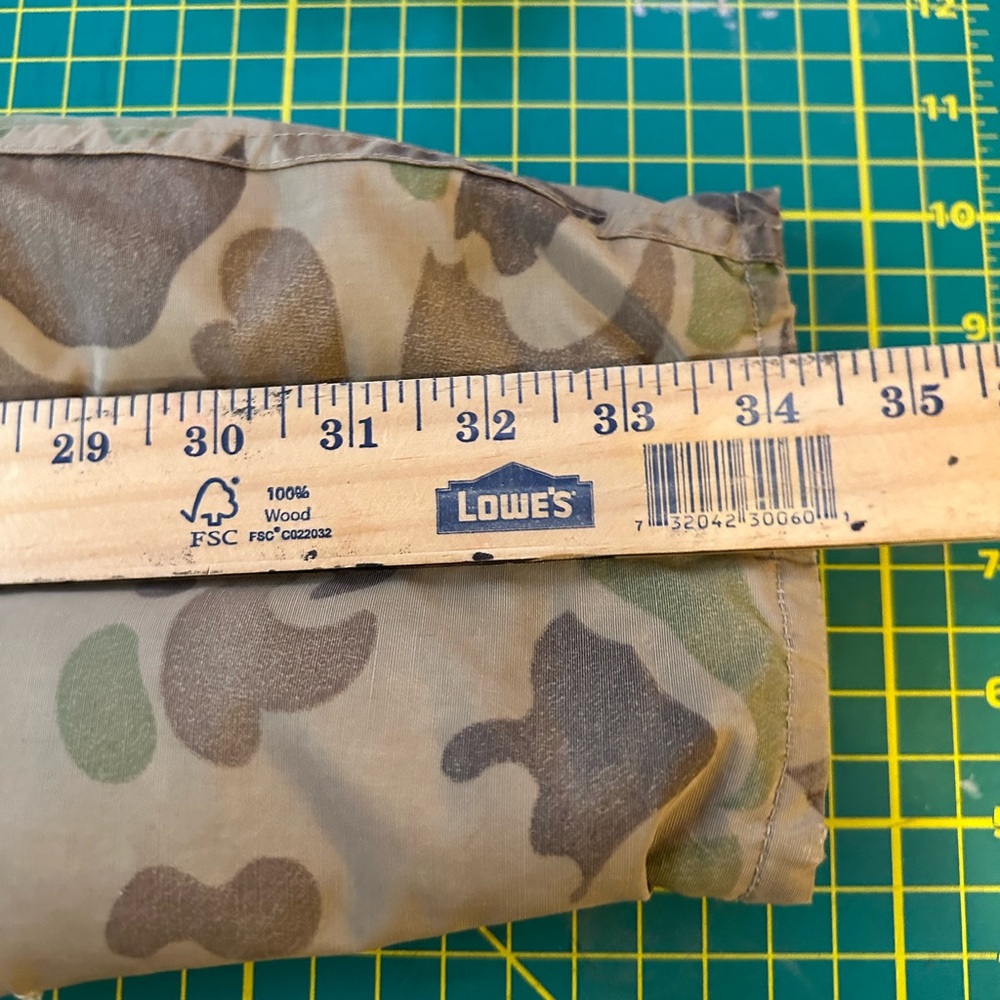 Vtg LL Bean Prime Northern Goose Down Duck Camo Jacket L - Picture 9 of 13